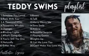 Video herunterladen: Teddy Swims - NONSTOP Playlist Compilation 2021 _ Best Teddy Swims Song Covers _