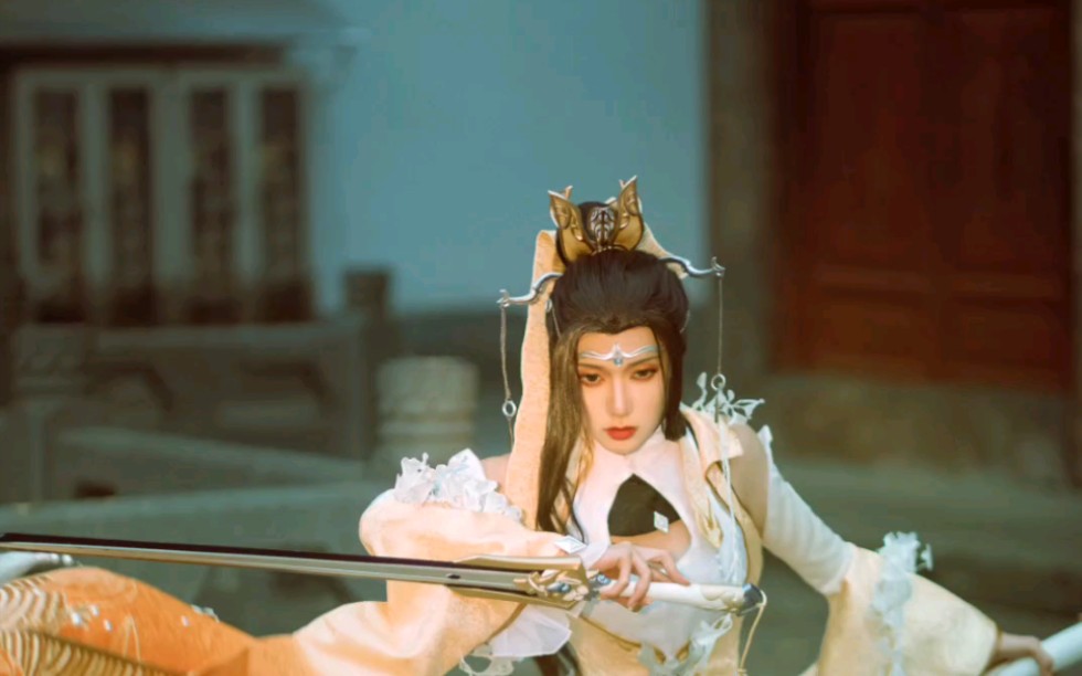 藏剑二小姐cos 雪河