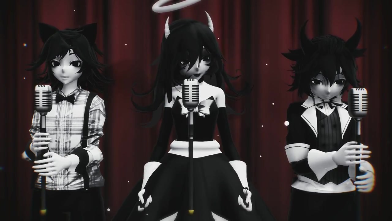 mmdxbatim崩坏的画风shapeofyoubendyaliceboris