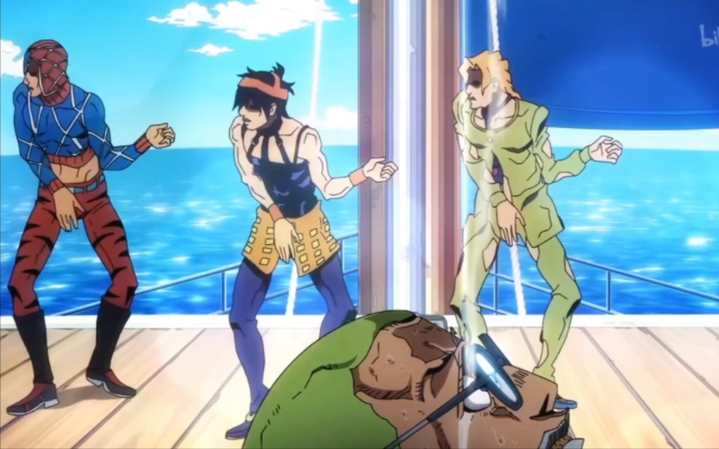 jojo的奇妙冒险享受阳光浴