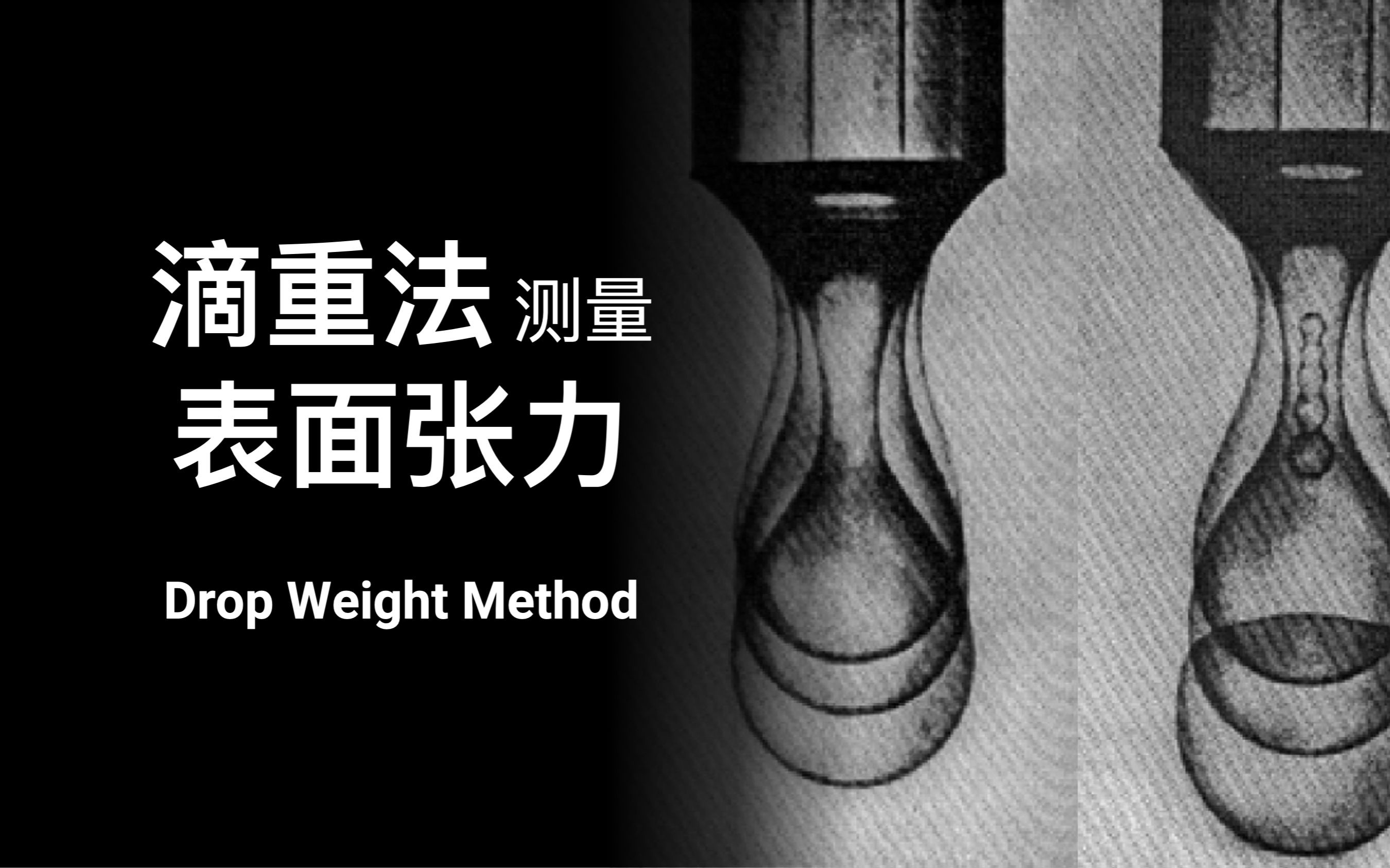 【界面与胶体科学】使用滴重法测量表面张力 Drop Weight Method for Surface Tension哔哩哔哩bilibili