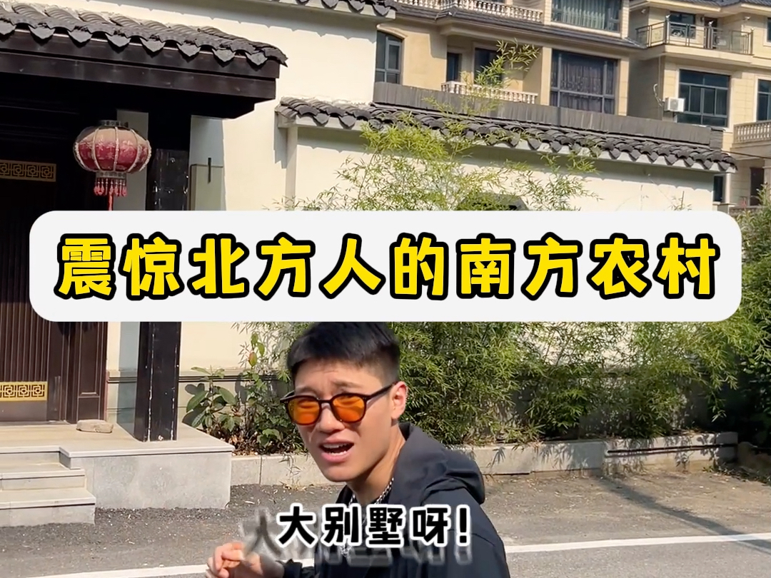 南方农村真不建#平房 吗?#南北方差异 #农村别墅 #日常vlog哔哩哔哩bilibili