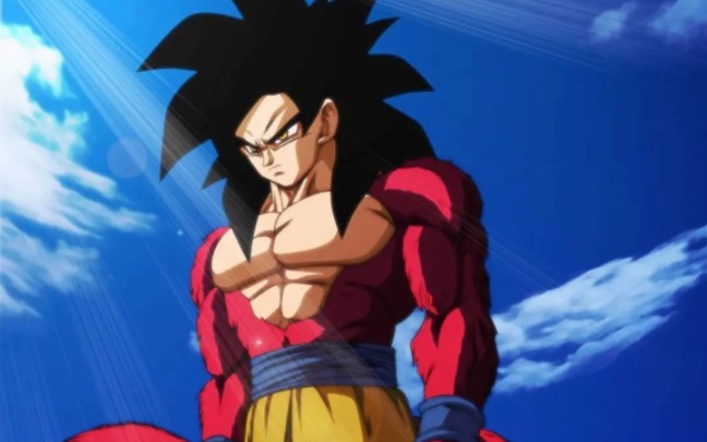 孙悟空超级赛亚人四超帅图片