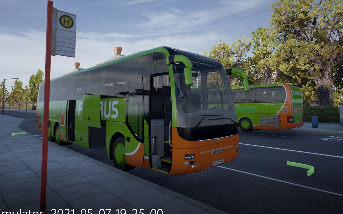 【德国长途客车模拟】flixbus-4路巴士 车头4倍速pov_哔哩哔哩_bili