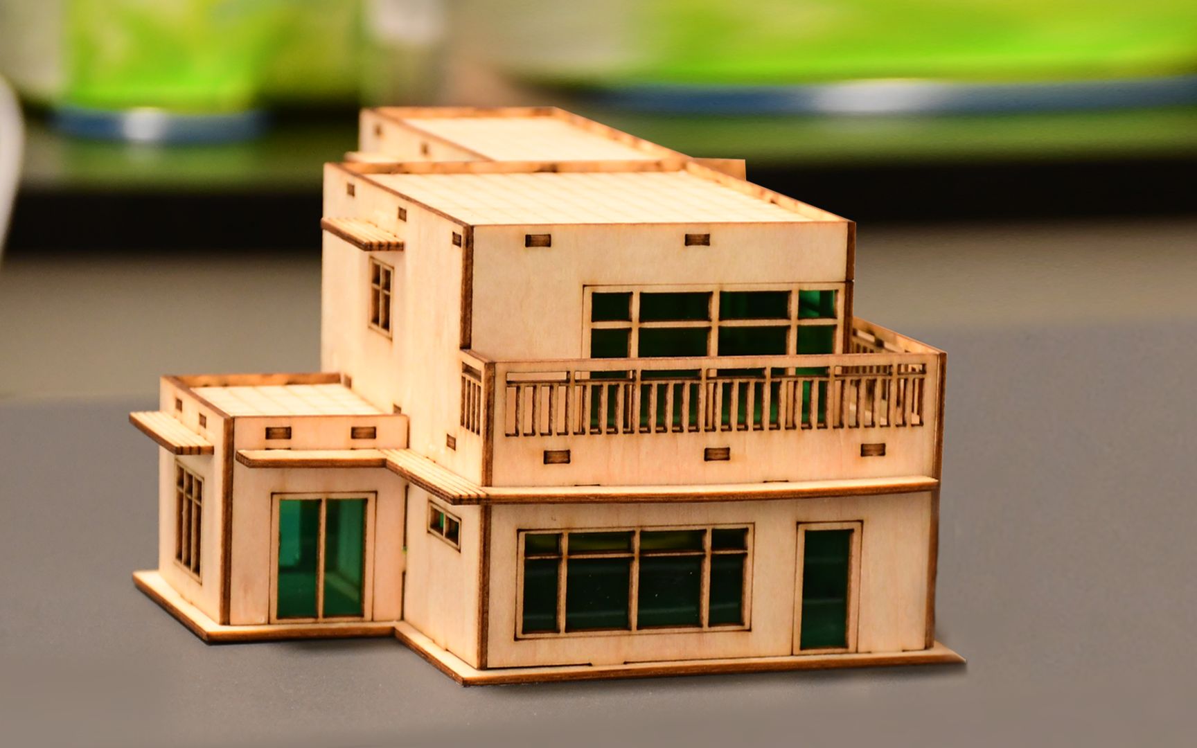 7号便利店椴木小房子拼装视频教程,0基础微缩场景diy制作