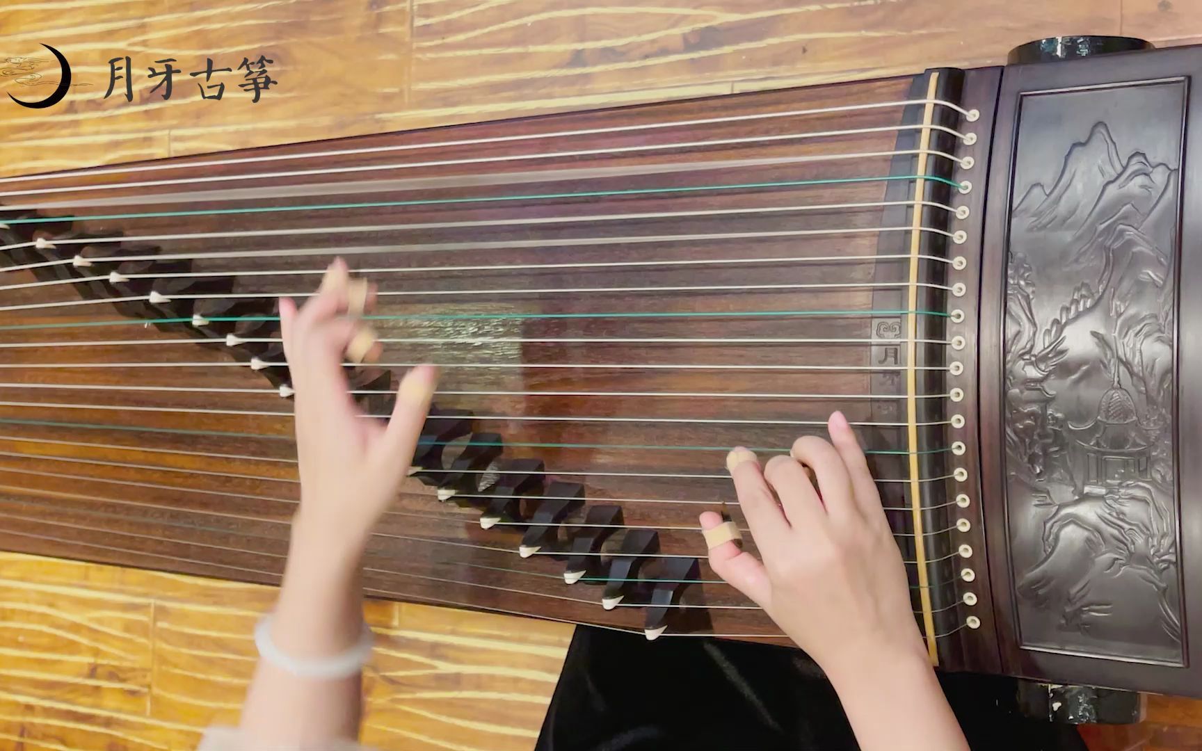 一首很好听的歌一样的月光古筝弹奏更好听