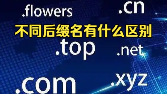 网址的"小尾巴"到底有啥讲究?域名后缀全揭秘
