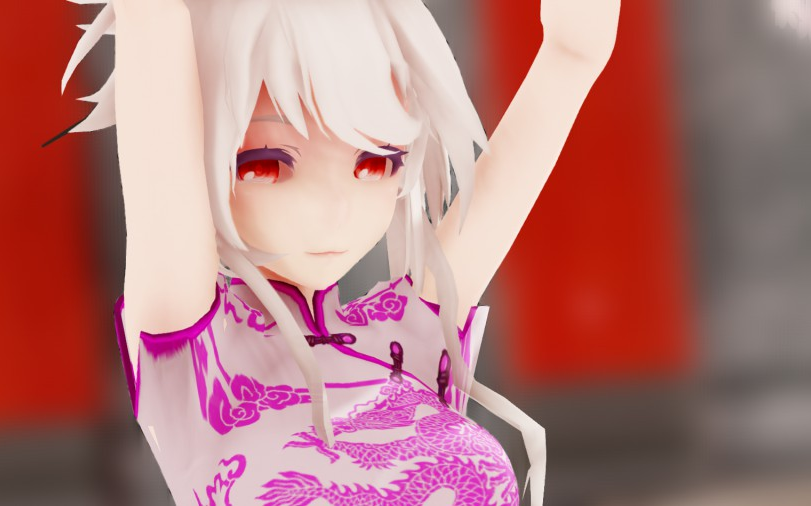 【up主疯啦/mmd】o(≥口≤)o你们说弱音小姐姐是不是很可爱可爱可爱