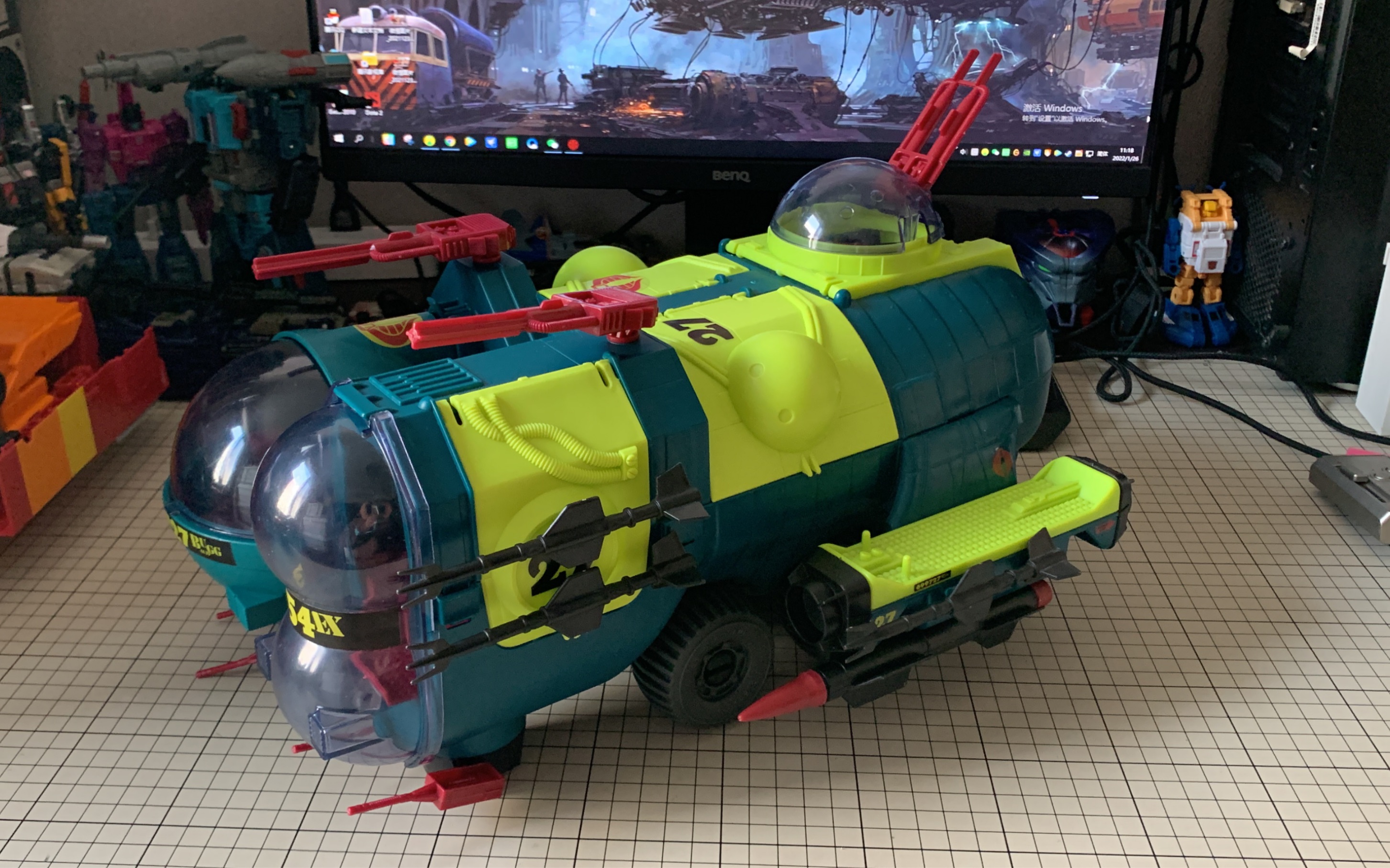 joe特种部队 蛇方载具 1987 bugg 水陆两栖攻击潜水艇 又名土豆服务器