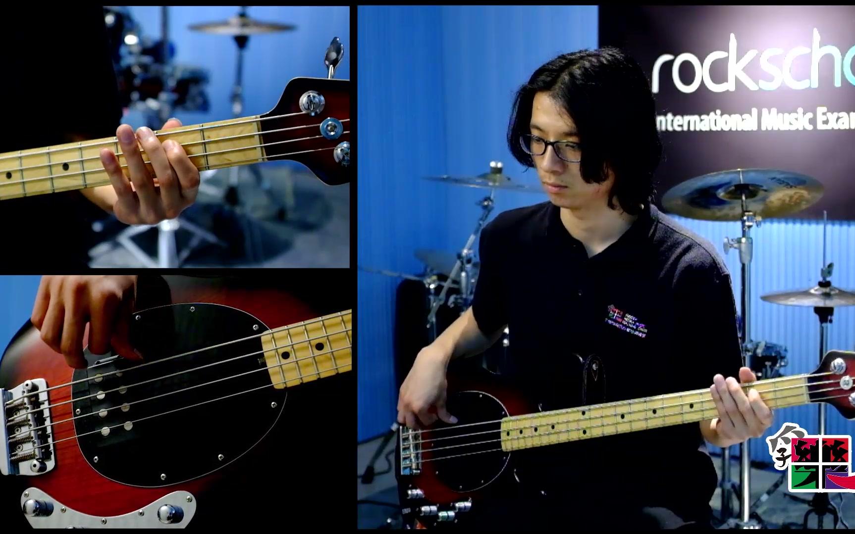 rockschoolbassdebut英国rsl贝斯预科示范合集
