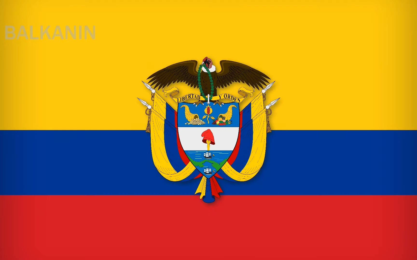 大哥伦比亚国旗图片