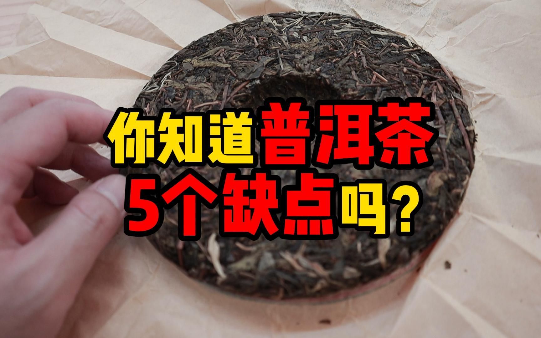 盘点普洱茶5个缺点,茶老板顶着同行骂,说出了真实情况哔哩哔哩bilibili