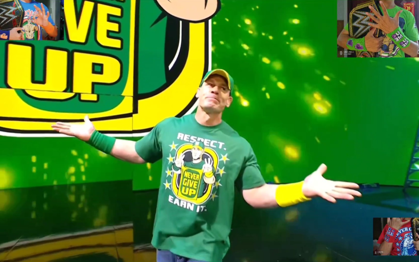 这才是真正的大台柱 这才是我无敌的男神 john cena(约翰塞纳) 回来了