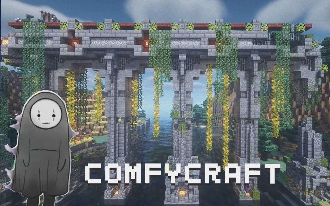 [图]【外饰向建筑】大废墟古遗迹石桥/建筑教程/Minecraft【搬运】