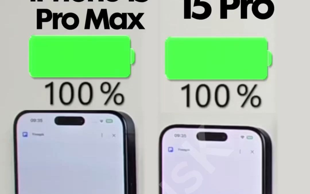 iphone 15 pro max vs 15 pro 电池续航测试