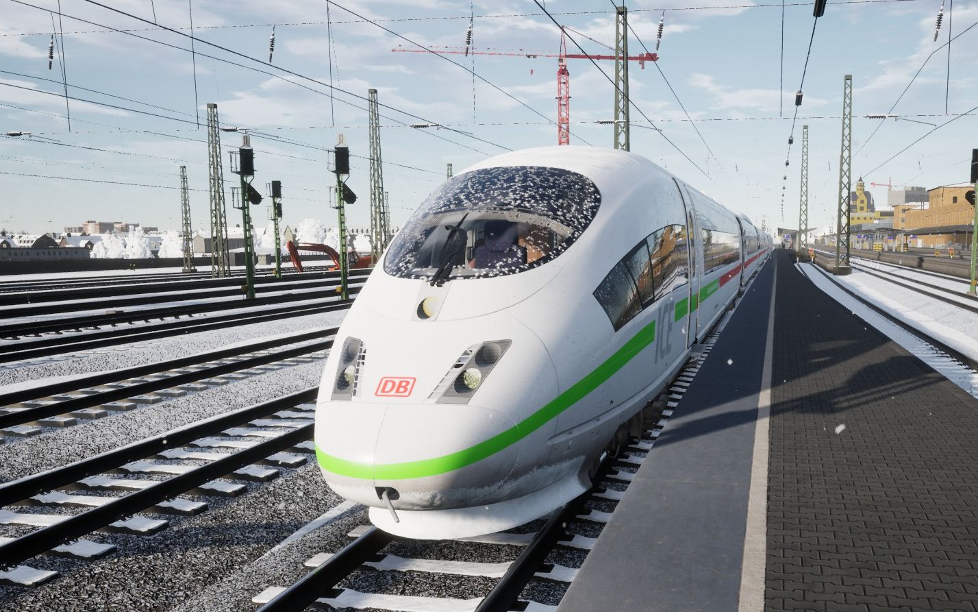 【tsw2】雪过天晴的冬日午后,驾驶德铁ice 3高速列车从慕尼黑至