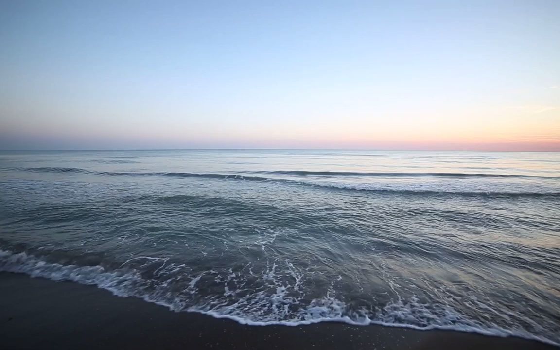 f157 辽阔海洋海水海浪浪花冲刷海滩海声壮美大自然实拍视频 led大屏幕背景素材 动态背景素材 舞台背景哔哩哔哩bilibili