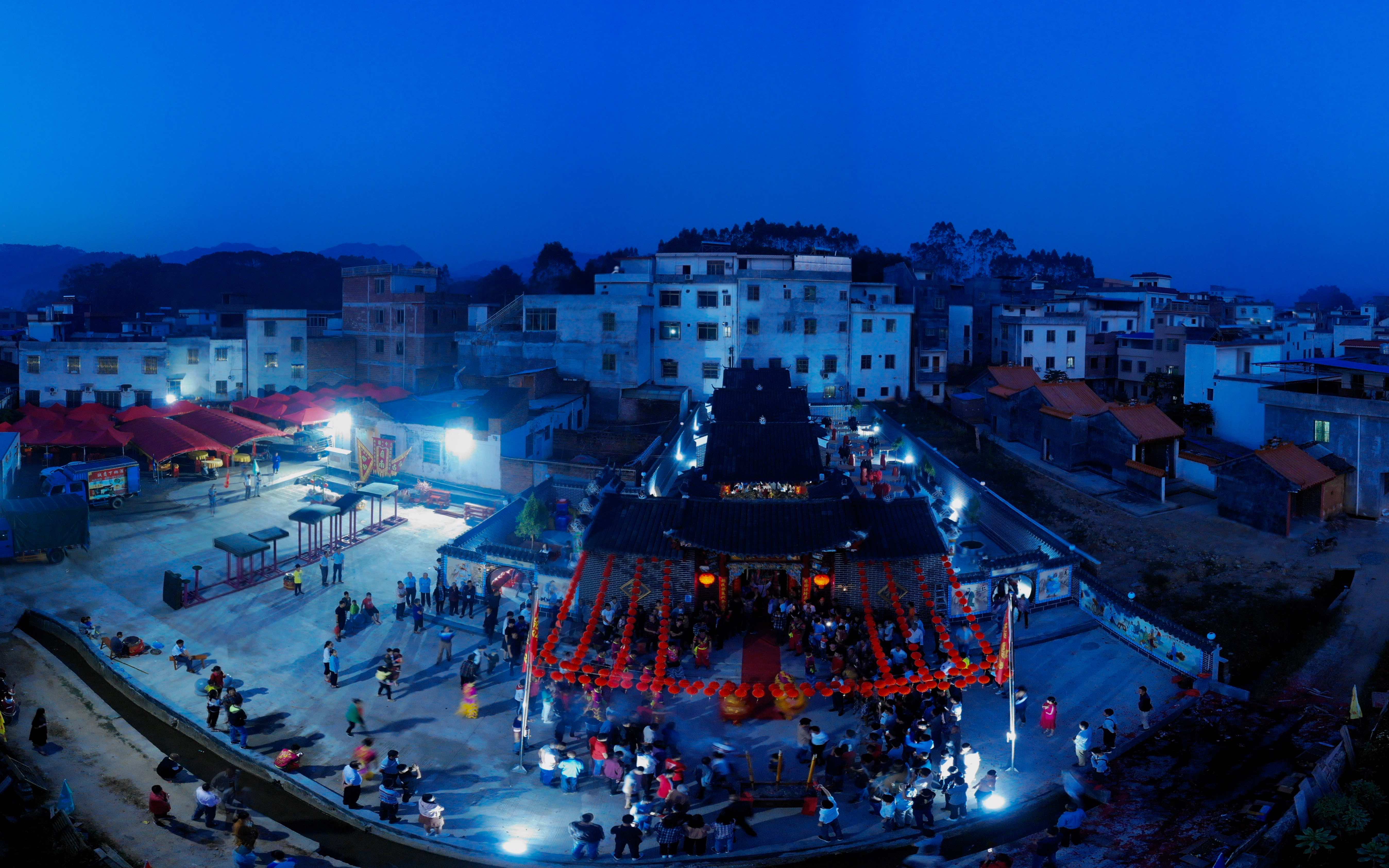 广东翁源县礤下余庆堂拍摄花絮