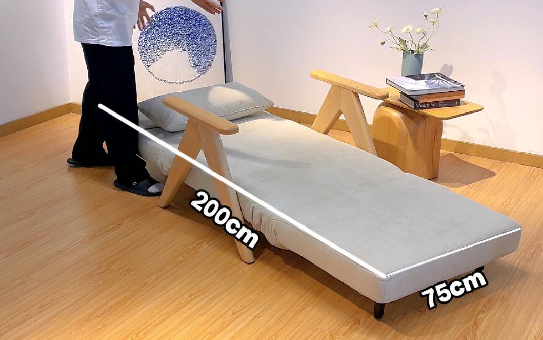 秒变“0.74*2m”单人床的折叠沙发真的绝了哔哩哔哩bilibili