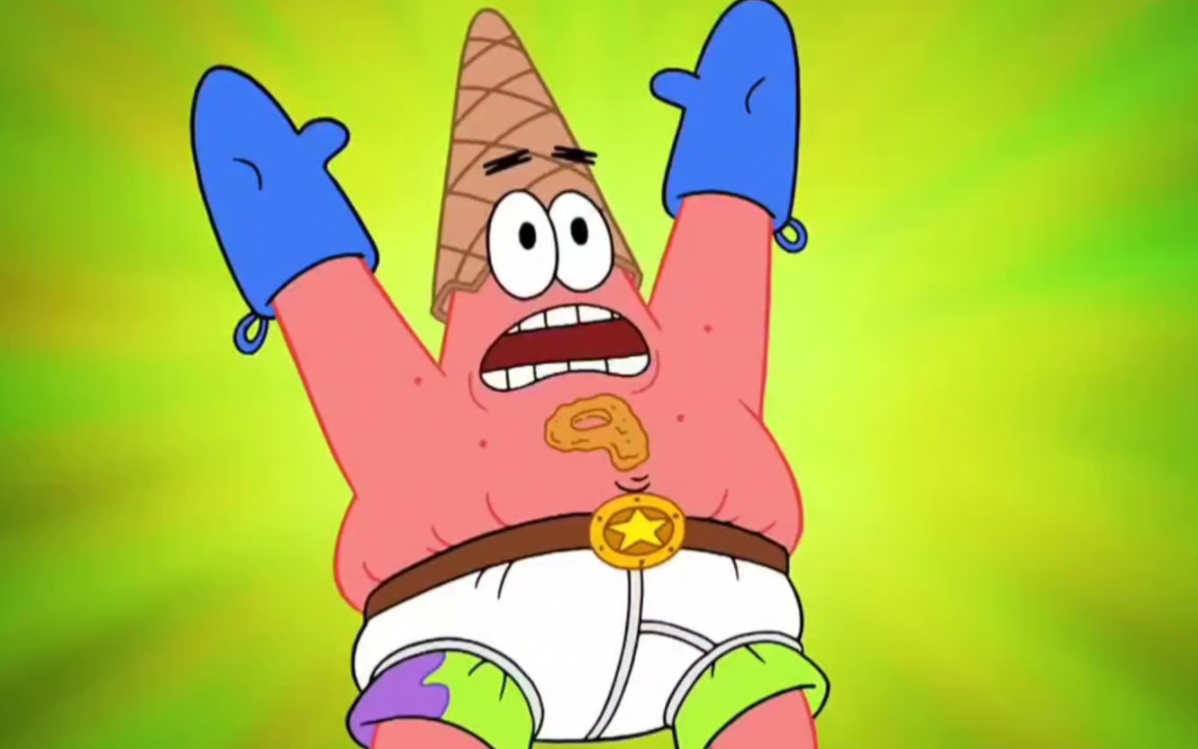 派大星成为了超人,还拯救了蟹堡王?