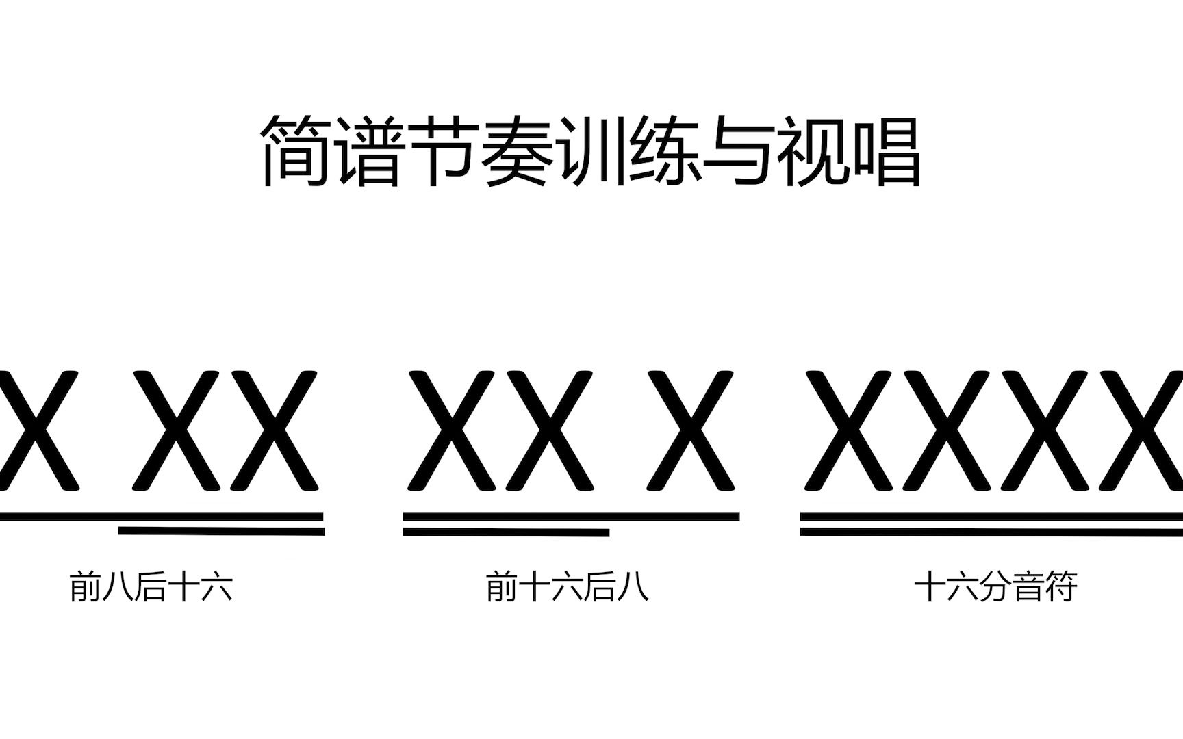 音乐节奏练习与视唱3【简谱版】前八后十六、前十六后八哔哩哔哩bilibili