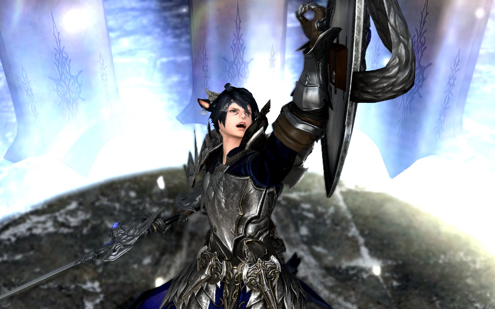 【ff14】一首歌让你了解6.1pvp骑士 骑士保护lb集锦