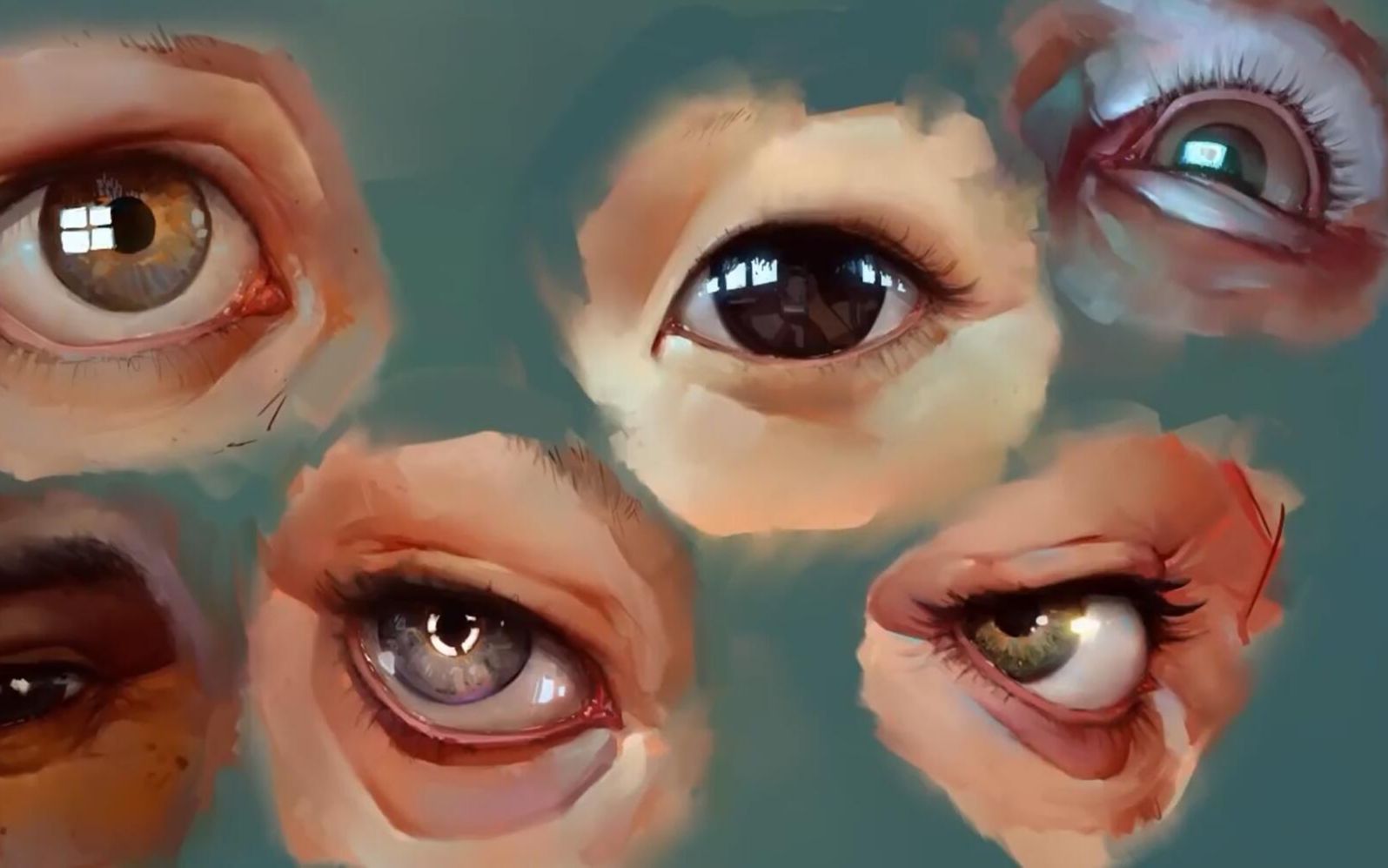 eye教你如何快速画眼睛妈妈再也不用担心我不会画眼睛了