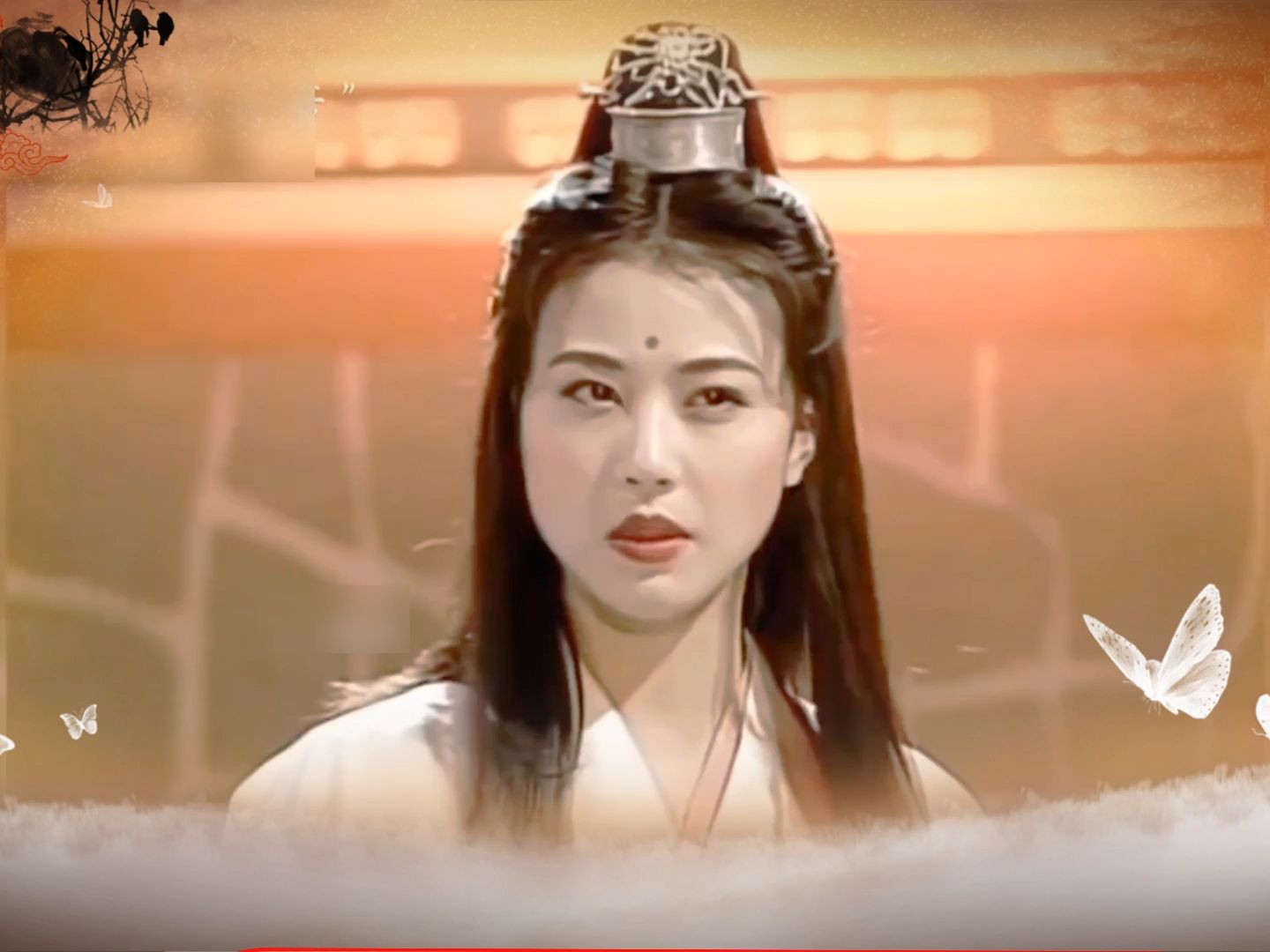 周海媚古装混剪,一步踏尽一树白,一桥轻雨一伞开