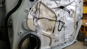 汽车隔音 汽车车门隔音施工