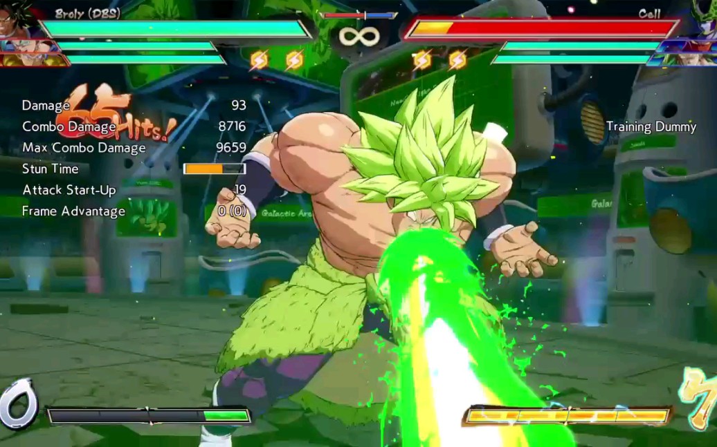 【龙珠斗士z】超布罗利无霸无解放单人高伤连段