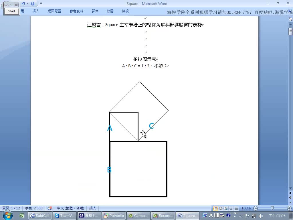 海悦学院vip课程江恩理论第04堂Square哔哩哔哩bilibili