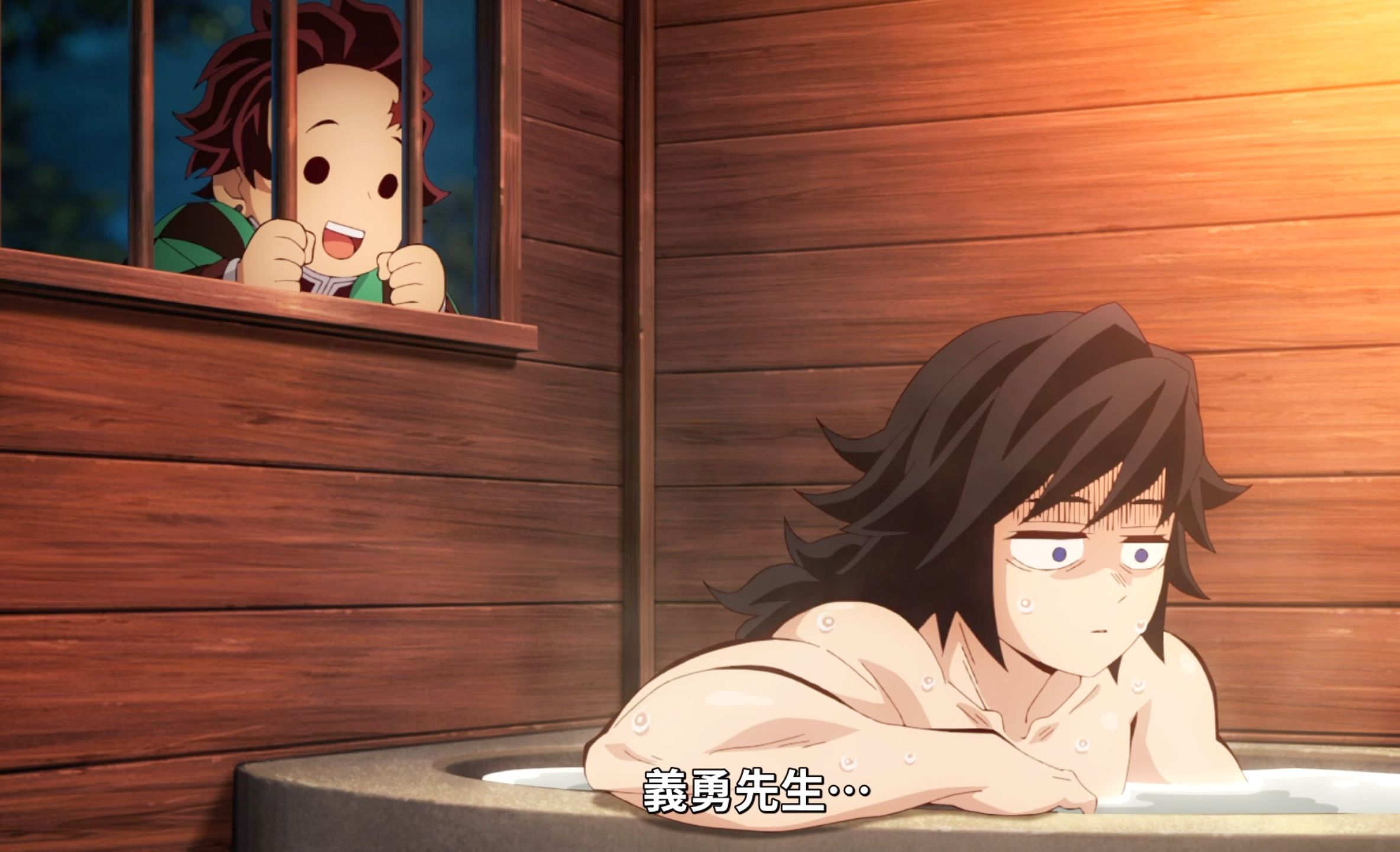 "被炭治郎死缠烂打,连睡觉都不得安稳,义勇彻底崩溃了呢.