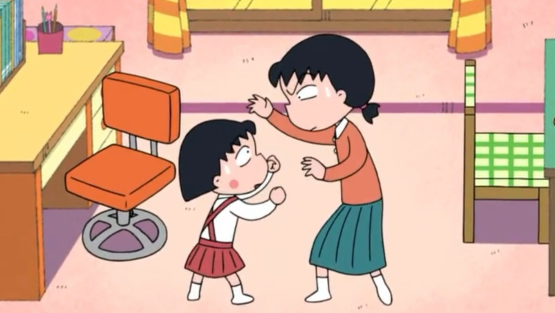 ·樱桃小丸子 小丸子思考姊妹之间的吵架（902）粤语字幕
