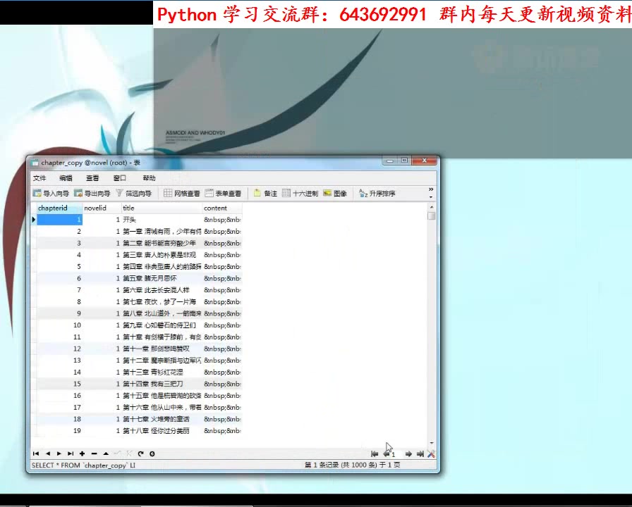 Python项目实战:Django开发小说网站哔哩哔哩bilibili