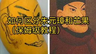 【干货】如何区分朱元璋和芒果？