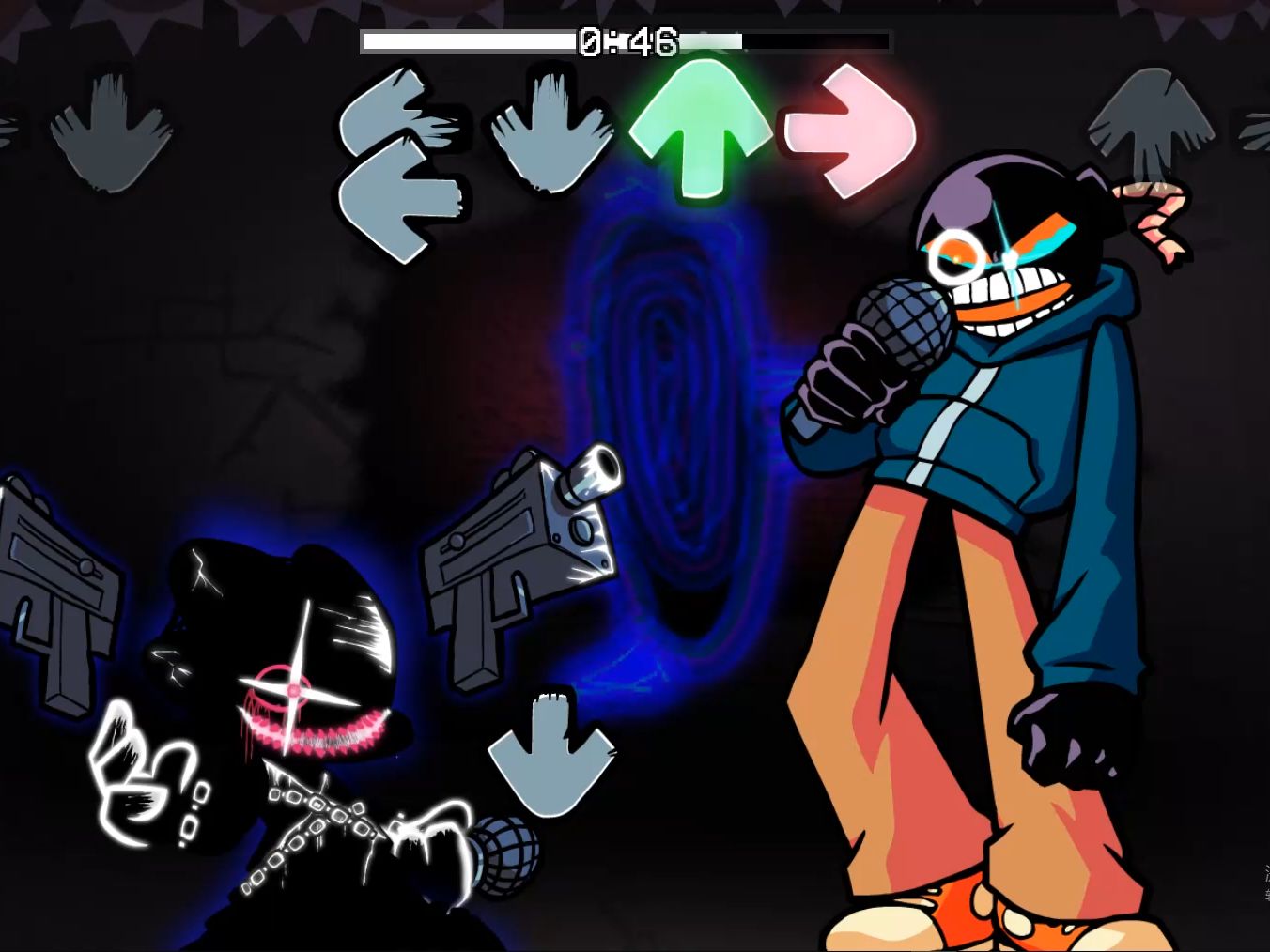 模组funkin corruption reimagined: swapped(额外曲:anmoaly-clash)