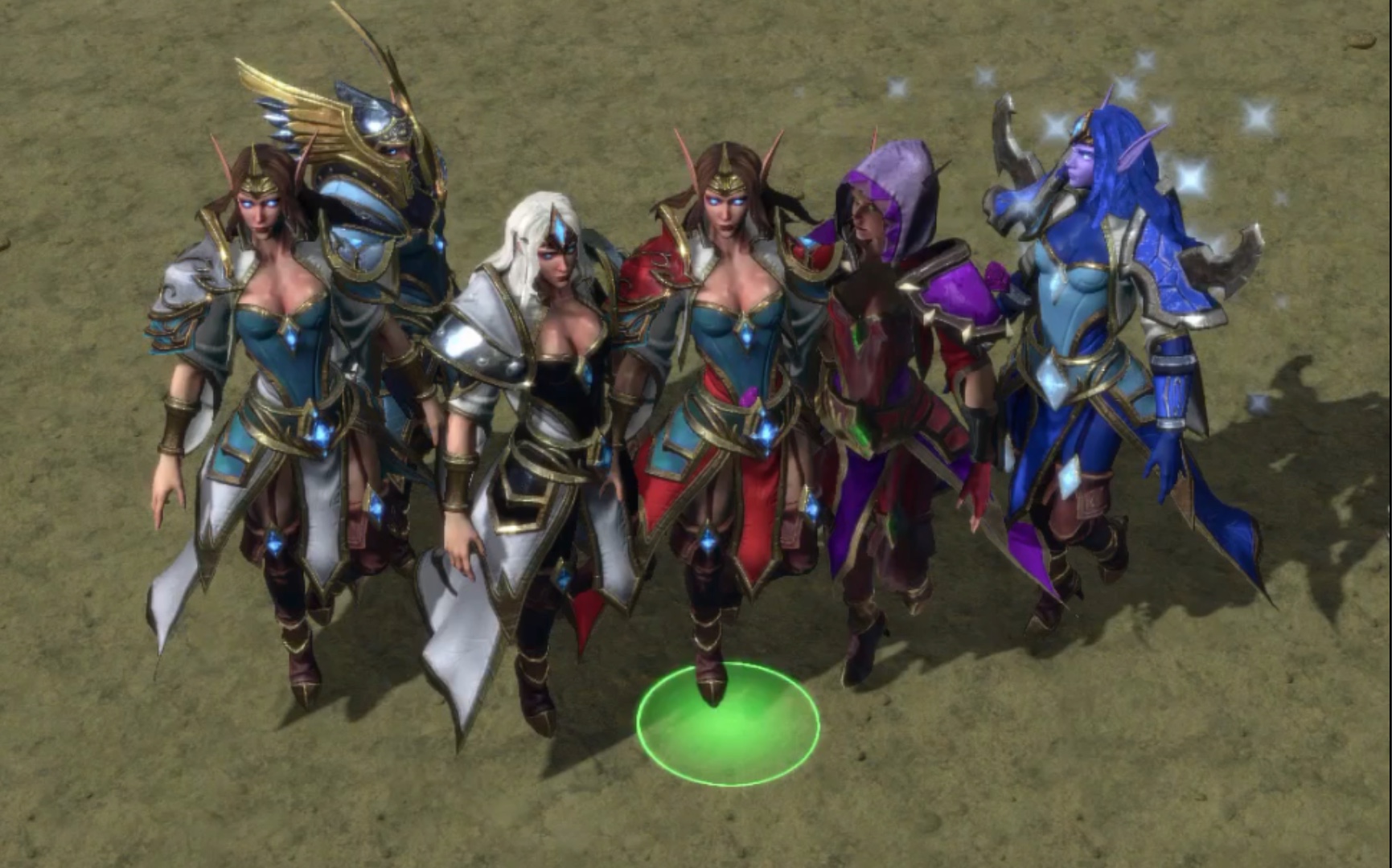 魔兽争霸重制版当中一些颜值很高的女巫模型