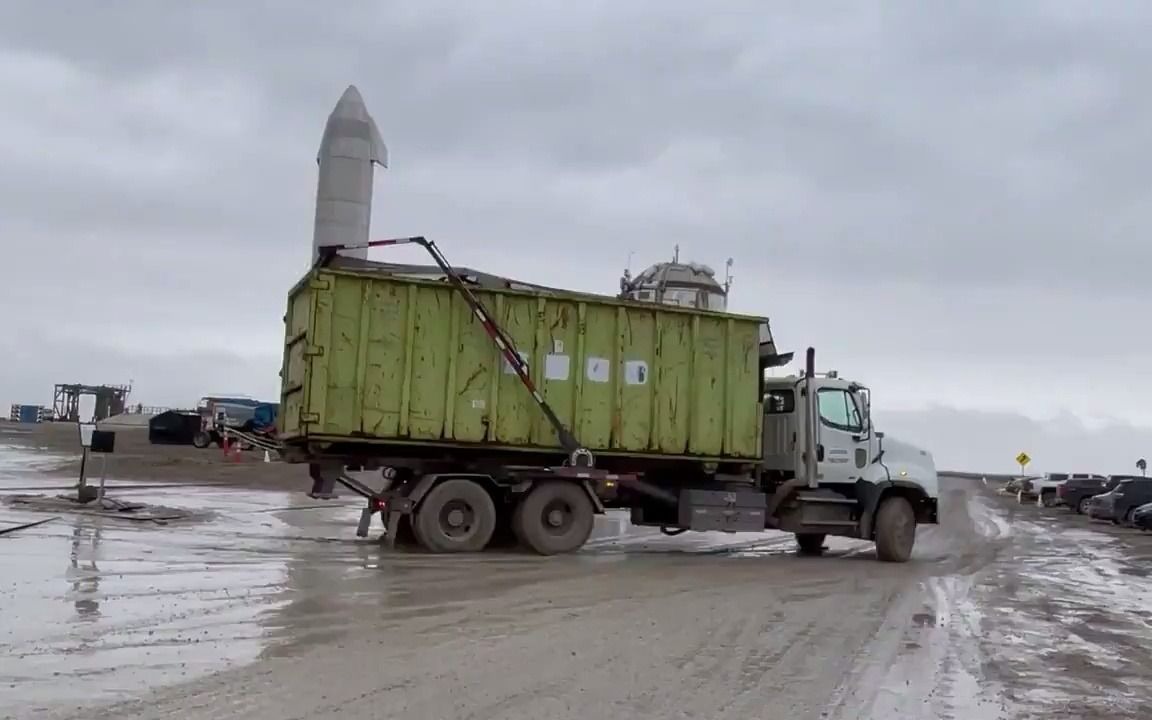 [图]最后一批Starship SN9残骸已被运走