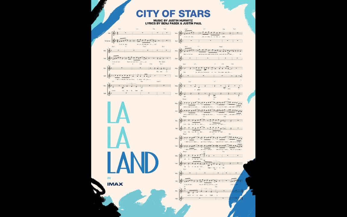 【配乐】City Of Stars (女主Humming)  爱乐之城(La La Land)哔哩哔哩bilibili