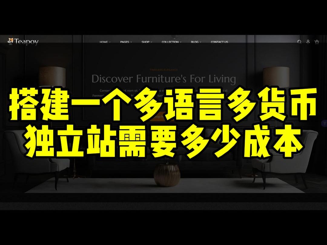 搭建一个多语言多货币独立站,需要多少成本哔哩哔哩bilibili