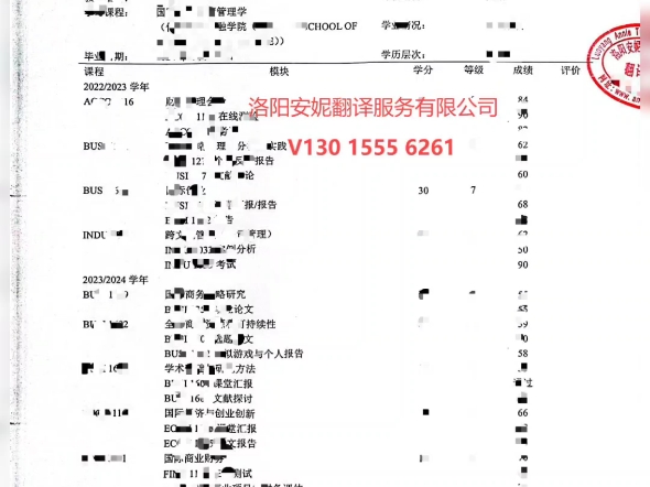 新加坡大学成绩单 英译中#证件类翻译#翻译?找安妮哔哩哔哩bilibili