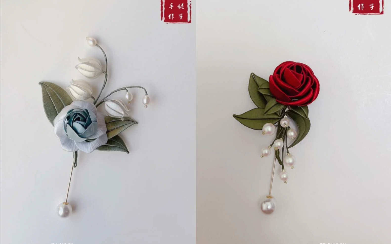 缠花胸针,开在心口的玫瑰