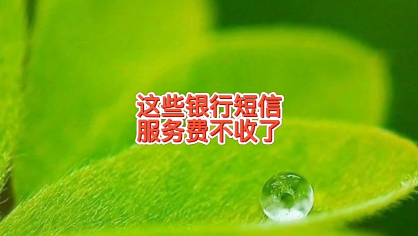 这几种方法省下每月被扣的短信服务费,这些银行短信服务费不收了哔哩哔哩bilibili