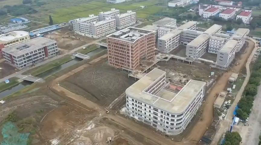 丹阳吕叔湘中学新校区(在建中)实景