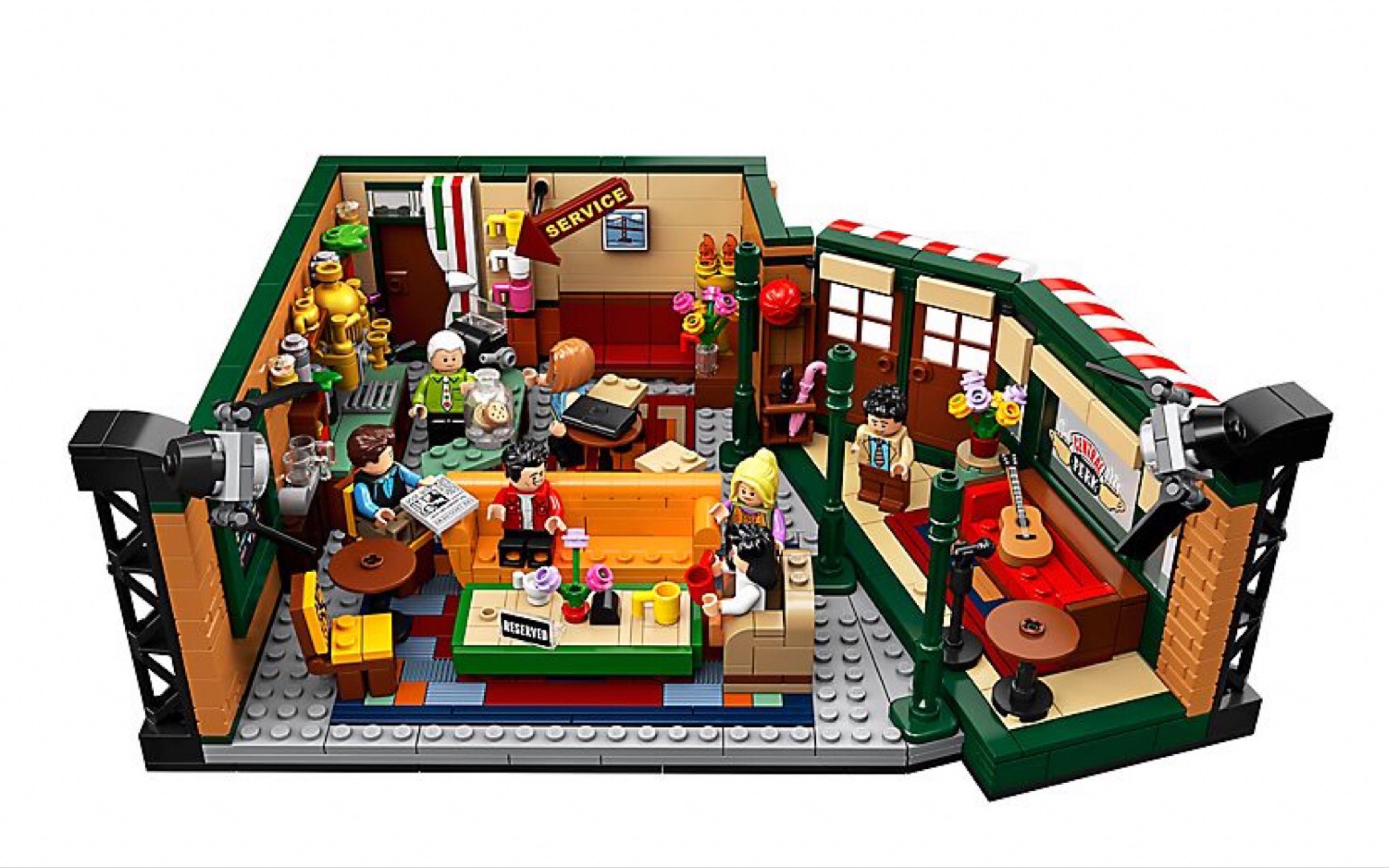 老友记开播25周年乐高lego纪念套装五小时拼装全记录