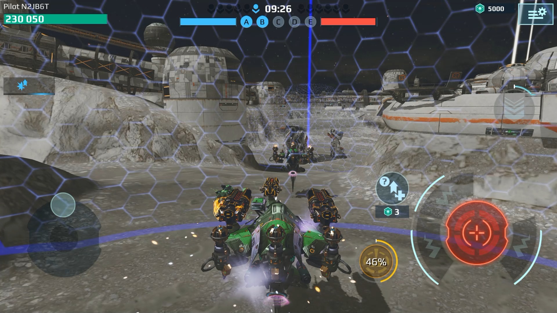 [War Robots]测试服,有灯塔护盾的月球网络游戏热门视频