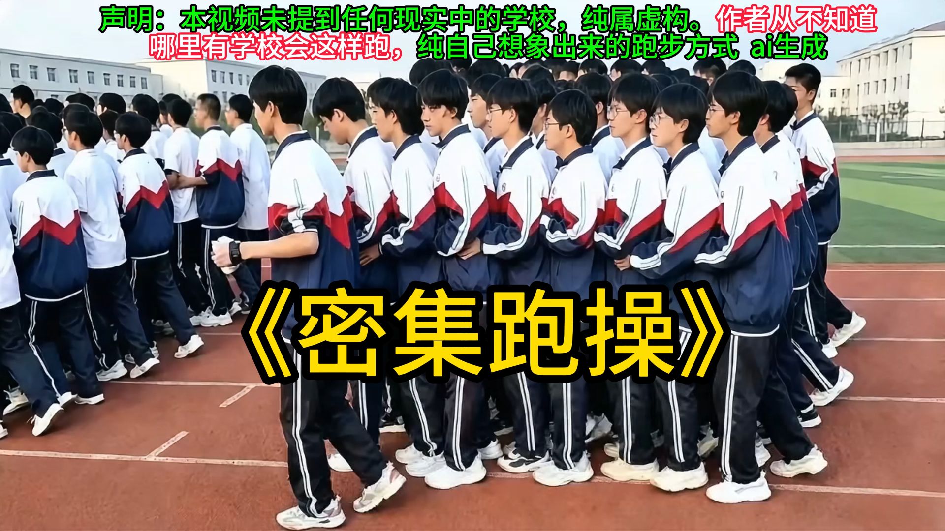 原创ai剧：密集跑操的起源