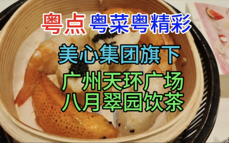 美心集团旗下,广州天环广场八月翠园饮茶哔哩哔哩bilibili