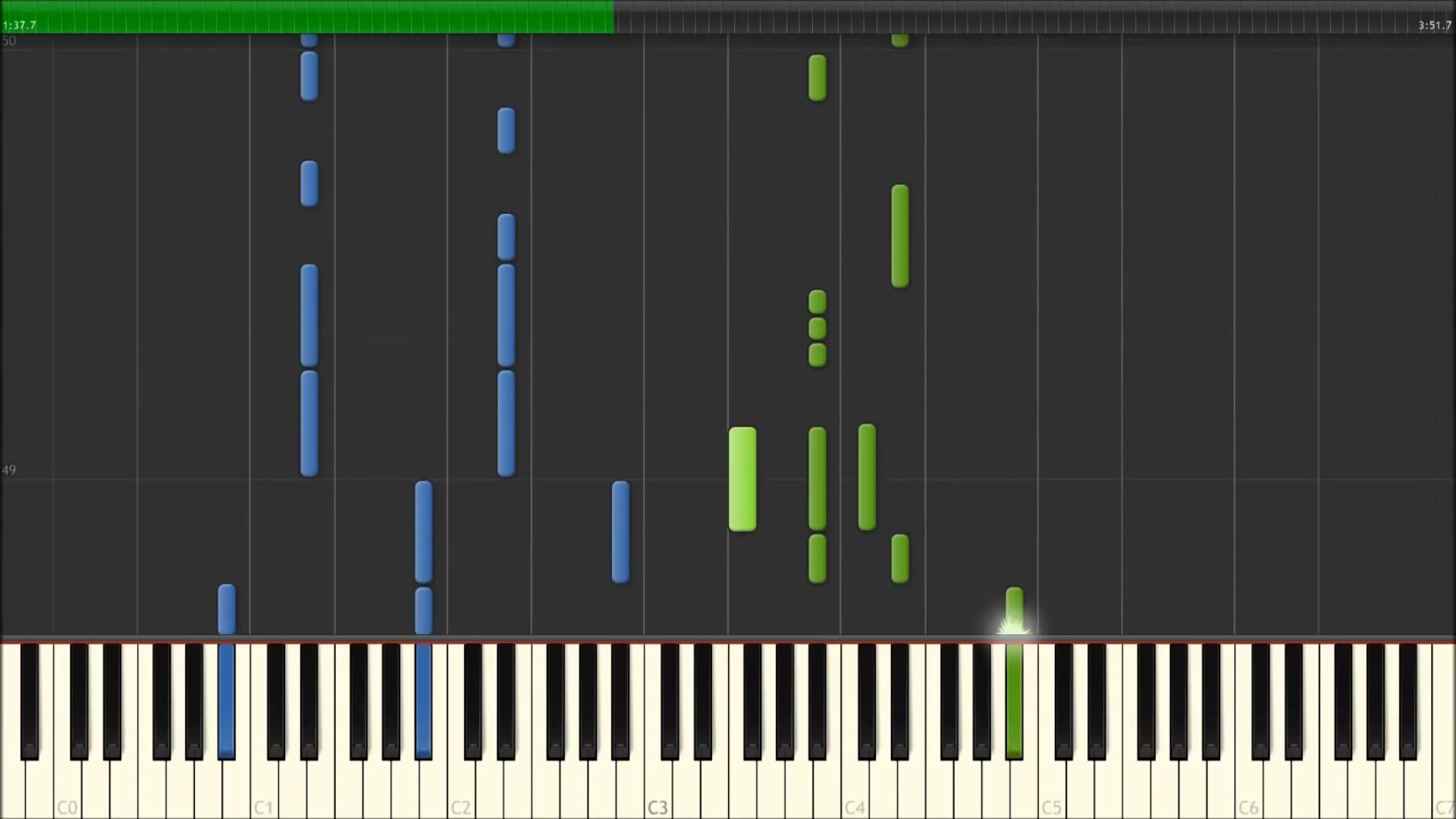 exo - lucky one 钢琴演奏 piano  乐谱_哔哩哔哩_bilibili