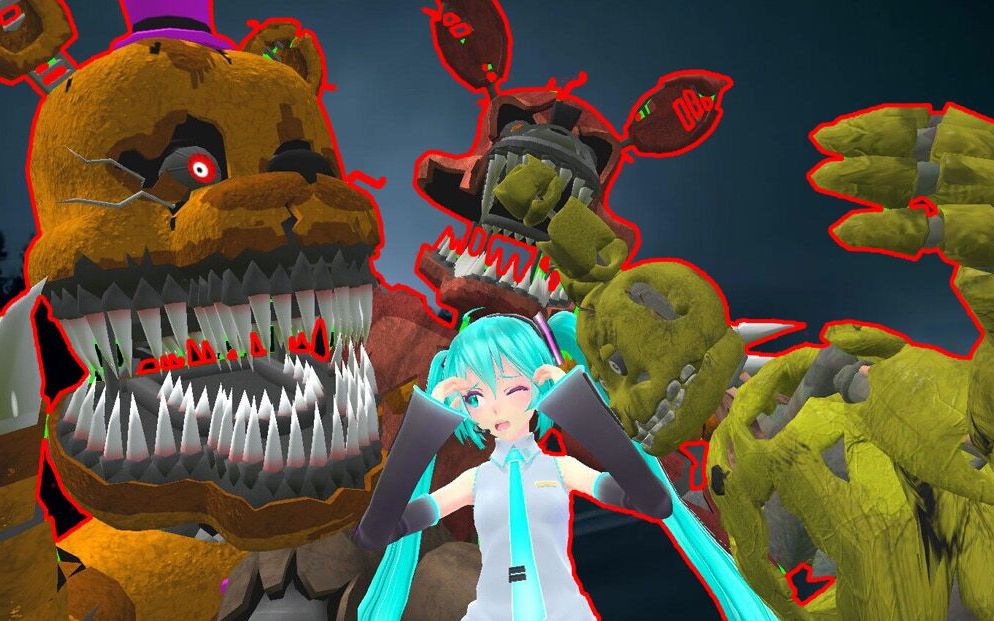 【gmod】来看看创意工坊的fnaf的模组吧!_哔哩哔哩_bilibili